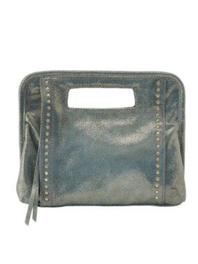NEW HOBO Ace Clutch Evergreen Shimmer Purse